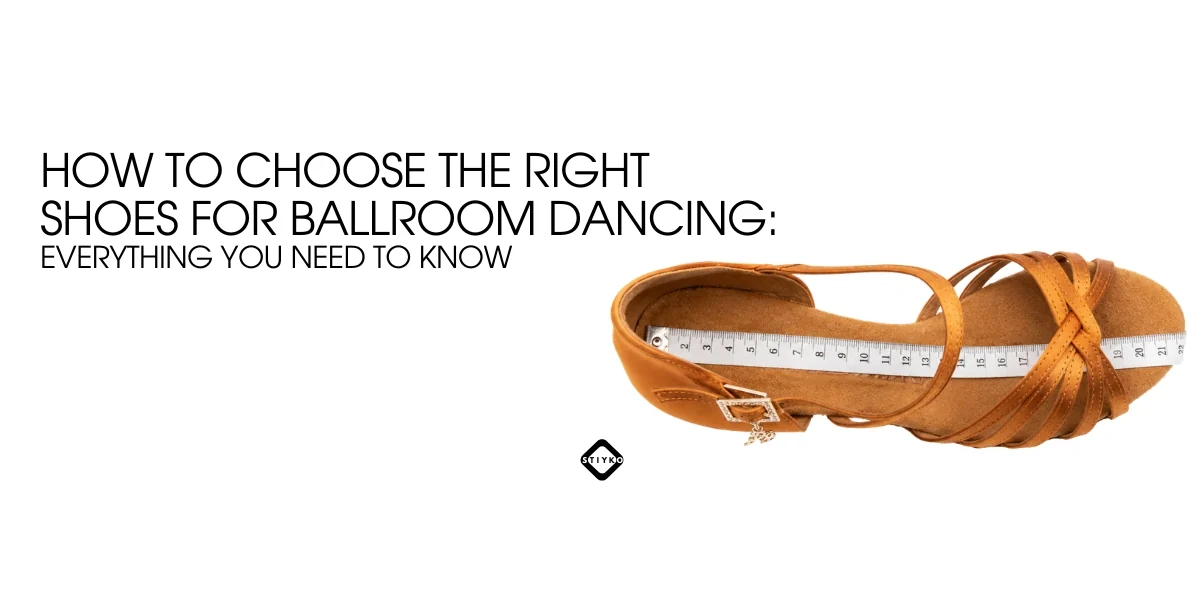 How to choose the right shoes for ballroom dancing — a dance shoe with a measuring tape